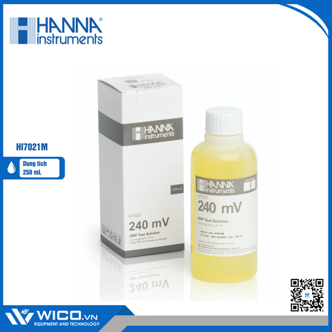 Dung Dịch Hiệu Chuẩn ORP 240 mV, 250mL HI7021M