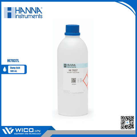 Dung Dịch Hiệu Chuẩn NaCl 100%, Chai 500mL HI7037L