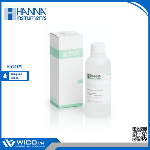 Dung dịch châm màng oxy hòa tan polarographic, 230mL HI7041M