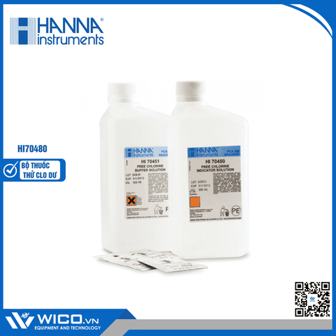 Thuốc Thử Clo Dư Dùng Cho Bộ Kiểm Soát PCA HI70480