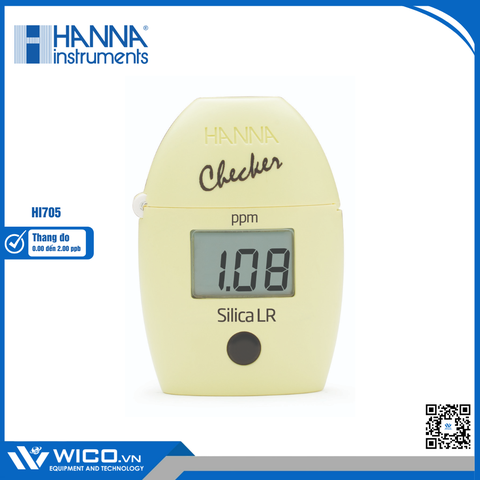Máy Đo Silica Thang Thấp Trong Nước Sạch HI705