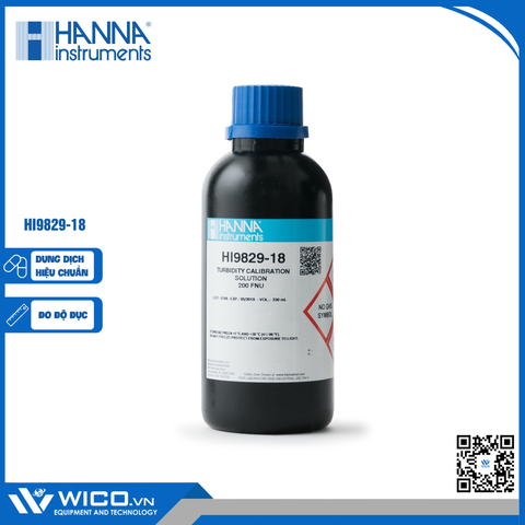 Dung Dịch Hiệu Chuẩn Độ Đục 200 FNU (230mL) HI9829-18