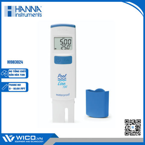 Bút Đo TDS/Nhiệt Độ Thang Cao Chuyên Cho Nước Hồ Bơi HI983024
