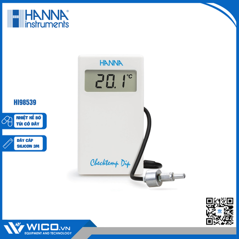 Nhiệt Kế Bỏ Túi Checktemp Dip Có Dây Nhúng Chìm HI98539