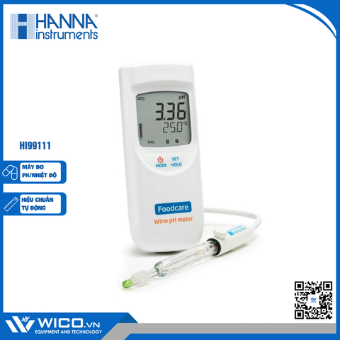 Máy Đo pH/Nhiệt Độ Trong Nước Ép Và Must Của Rượu Nho HI99111