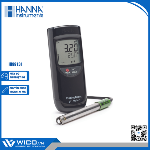 Máy Đo pH/Nhiệt Độ Trong Xi Mạ HI99131