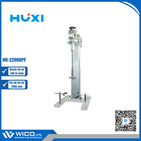 Máy Khuấy Phân Tán 2880 vòng/phút Huxi HR-2200BPF | 100 lít