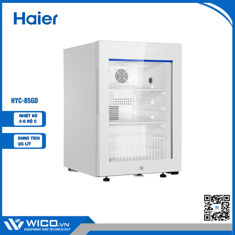 Tủ Bảo Quản Dược Phẩm / Vắc-xin 2-8 độ Haier HYC-85GD | 85 Lít