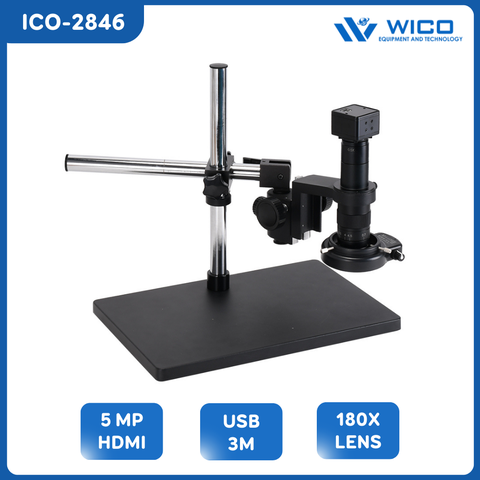 Camera Công Nghiệp ICO-2846 Thương Hiệu WICO | 5MP Cáp USB 3M 180x
