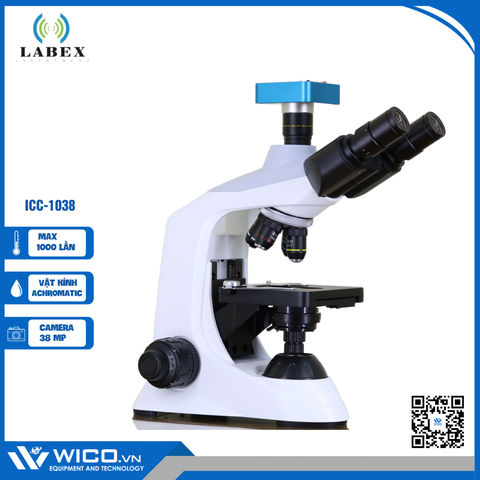 Bộ Kính Hiển Vi 3 Mắt Kết Nối Camera 38MP ICC-1038