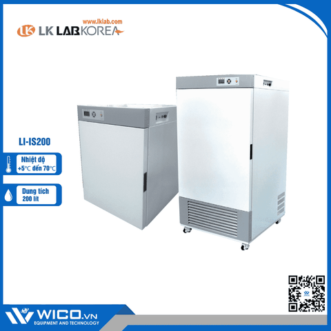 Tủ ấm 200 lít LK Lab Korea LI-IS200