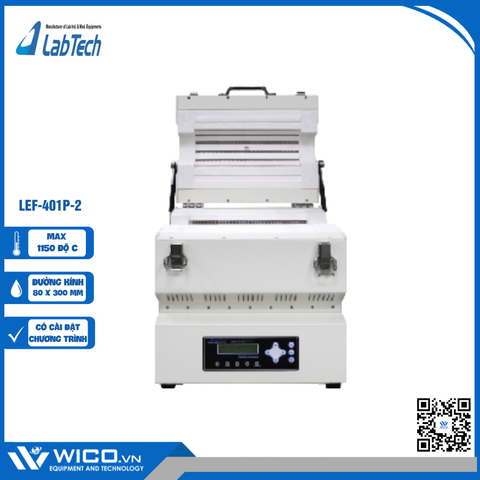 Lò Nung Ống 1150 Độ C Labtech Hàn Quốc LEF-401P-2 | Ø 80 x 300 mm