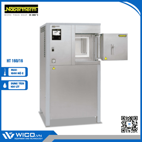 Lò Nung 1600 độ C Nabertherm HT 160/16/P570 | 160 Lít
