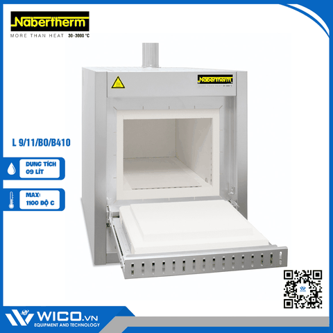 Lò Nung Đốt Mẫu Có Xử Lý Khí Thải Nabertherm - Đức L 9/11/BO/B410 | 9 Lít