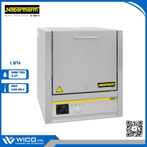 Lò Nung 1400 Độ C Nabertherm - Đức LT 9/14/B410 | 9 Lít - Cửa Trượt