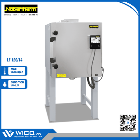Lò Nung Dạng Buồng 1400 Độ C Nabertherm LF 120/14/B500