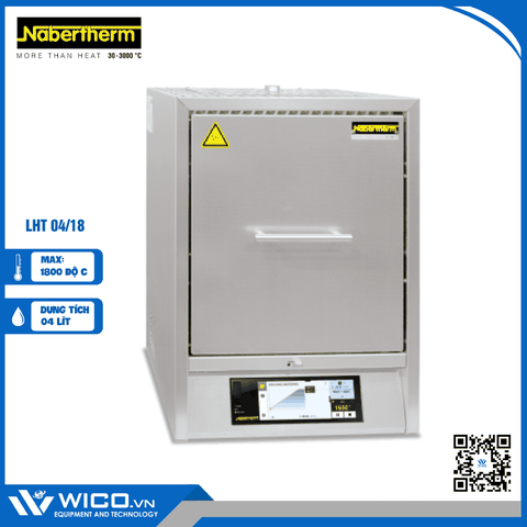 Lò Nung 1800 Độ Nabertherm LHT 04/18/P570 | 4 Lít