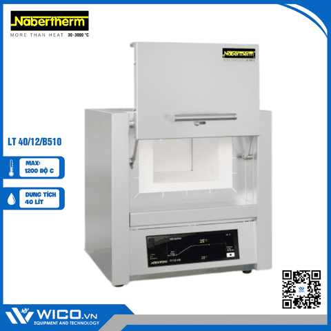 Lò Nung Chuyên Dụng 1200 Độ C Nabertherm LT 40/12/B510 | 40 Lít - Cửa Trượt
