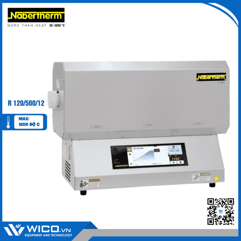 Lò Nung Nhiệt Ống Nabertherm 1200 Độ R 120/500/12