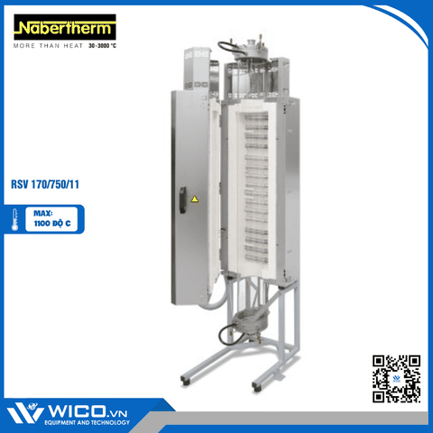 Lò Nung Ống Đứng 1100 Độ Nabertherm RSV 170/750/11/B510