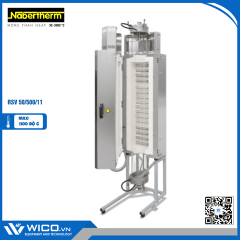 Lò Nung Ống Đứng 1100 Độ Nabertherm RSV 50/500/11/B510
