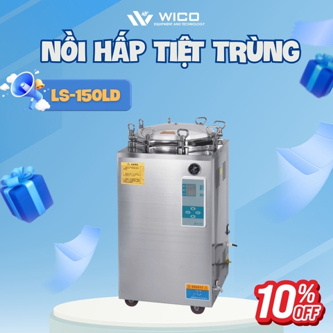 Nồi Hấp Tiệt Trùng Jibimed LS-150LD (Màn Hình LED) | 150 Lít