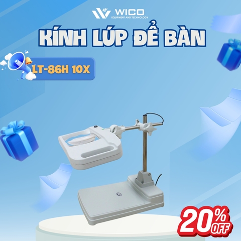 Kính Lúp Để Bàn Zhangfei Trung Quốc LT-86H (Kiểu thân cọc)