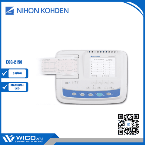 Máy Điện Tim 3 Kênh Nihon Kohden - Nhật bản ECG-2150