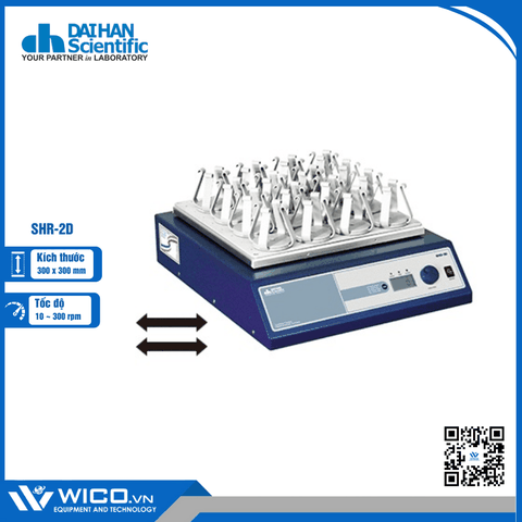 Máy Lắc Nhuộm 3 Chiều, 1 Tầng Daihan RK-2D | 300x300 mm