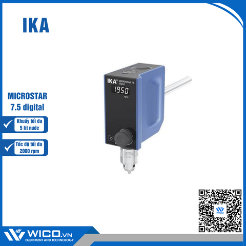 Máy Khuấy Đũa 2000 vòng/phút IKA MICROSTAR 7.5 digital | 5 lít
