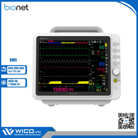 Monitor Theo Dõi Bệnh Nhân Bionet - Hàn Quốc BM5