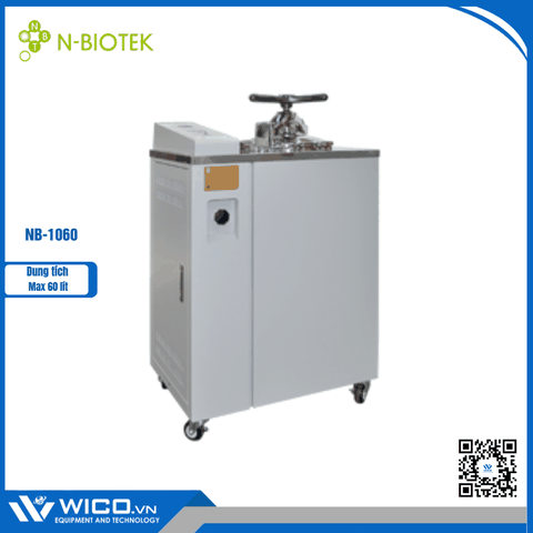 Nồi Hấp Tiệt Trùng Kiểu Đứng N-Biotek Hàn Quốc NB-1060 | 60 Lít