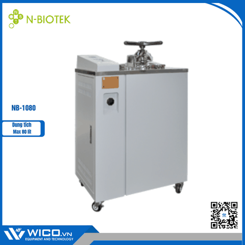 Nồi Hấp Tiệt Trùng Kiểu Đứng N-Biotek Hàn Quốc NB-1080 | 80 Lít