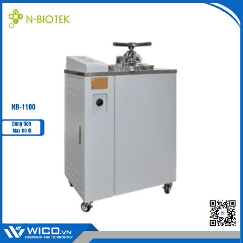 Nồi Hấp Tiệt Trùng Kiểu Đứng N-Biotek Hàn Quốc NB-1100 | 100 Lít