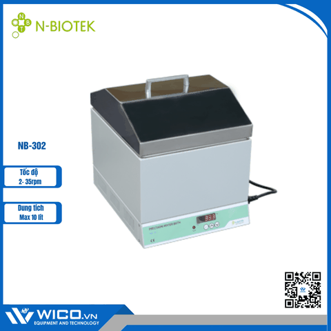 Bể Cách Thuỷ Có Khuấy Từ N-Biotek Hàn Quốc NB-302 | 10 Lít