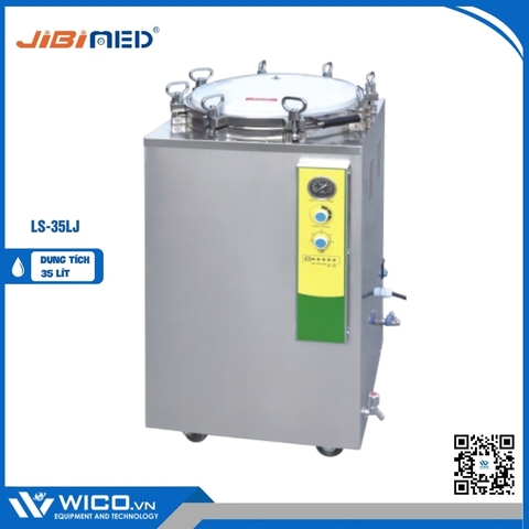 Nồi Hấp Tiệt Trùng Kiểu Cơ Jibimed LS-35LJ | 35 Lít