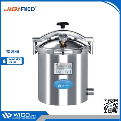 Nồi Hấp Tiệt Trùng Để Bàn Jibimed YX-24HM | 24 Lít