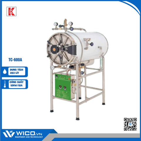 Nồi Hấp Tiệt Trùng 283 Lít Gemmy Đài Loan TC-600A