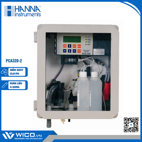 Máy Phân Tích Và Kiểm Soát Clo, pH Và Nhiệt Độ PCA320-2
