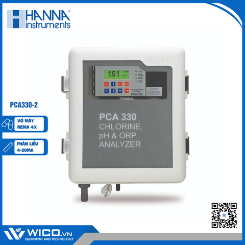 Máy Phân Tích Và Kiểm Soát Clo, pH, ORP Và Nhiệt Độ PCA330-2