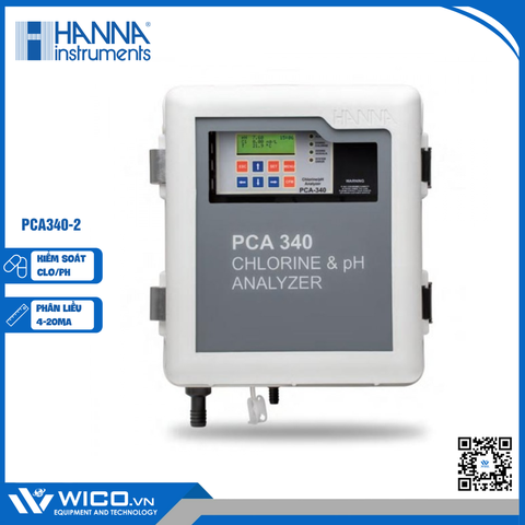 Máy Phân Tích Và Kiểm Soát Clo, pH Và Nhiệt Độ PCA340-2