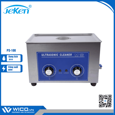 Bể Rửa Siêu Âm Jeken Trung Quốc - Kiểu Cơ Núm Vặn PS-100