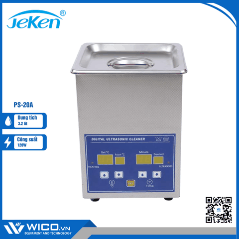 Bể Rửa Siêu Âm Hiện Số Jeken Trung Quốc PS-20A | 3.2 Lít