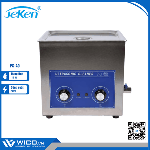 Bể Rửa Siêu Âm Jeken Trung Quốc - Kiểu Cơ Núm Vặn PS-40