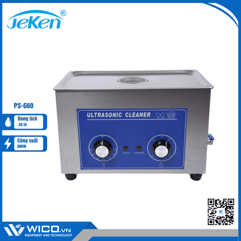 Bể Rửa Siêu Âm Jeken Trung Quốc - Kiểu Cơ Núm Vặn PS-G60