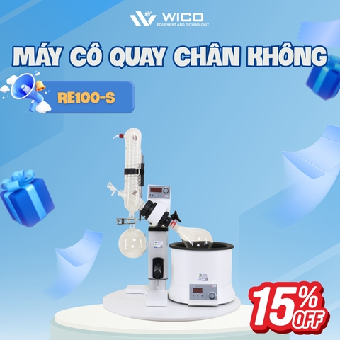 Máy Cô Quay Chân Không Dlab RE100-S | Màn Hình LED