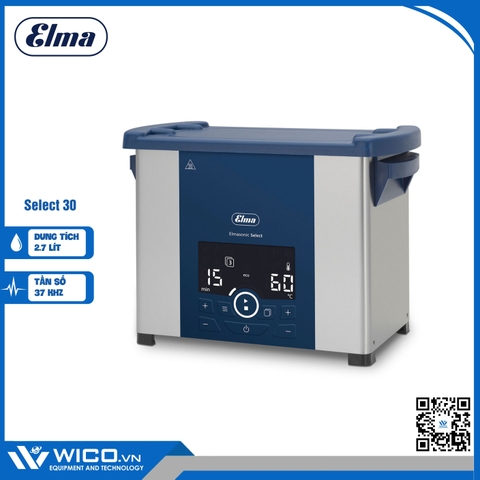 Bể Rửa Siêu Âm Elma Có Gia Nhiệt Select 30 | 2.7 Lít