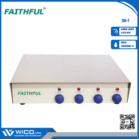 Máy Khuấy Từ 4 Vị Trí Faithful SH-7 | 3000ml