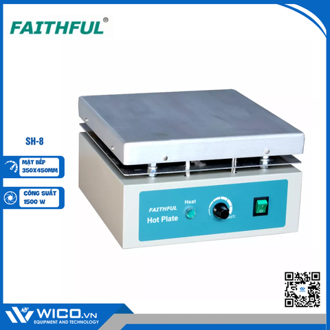 Bếp Gia Nhiệt 320 Độ C Hiện Số Faithful SH-8 | 350x450mm