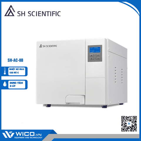 Nồi Hấp Tiệt Trùng Để Bàn 8 Lít SH Scientific Hàn Quốc SH-AC-8B | Class B